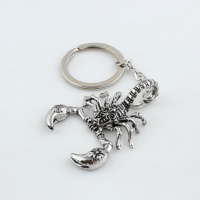 Scorpion Silver Keyrings Novelty Metal Key Chains For Men And Boys