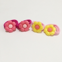 Flower Hair Elastics