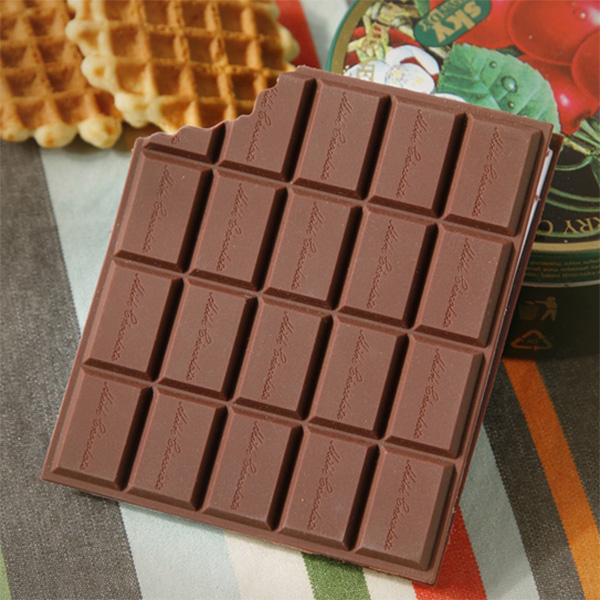 Novelty Scented Chocolate Shape Blank Page Small Notebook Pocket Memo Pad