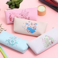 Environment Lover Girl PVC Plastic Pencil Case