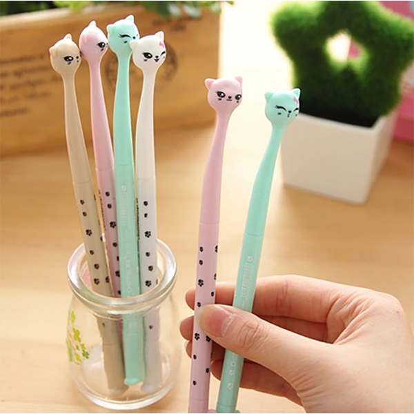 Kitten Cats Novelty Ballpoint Gel Pens Cute School Supply Party Gift Bag Fillers