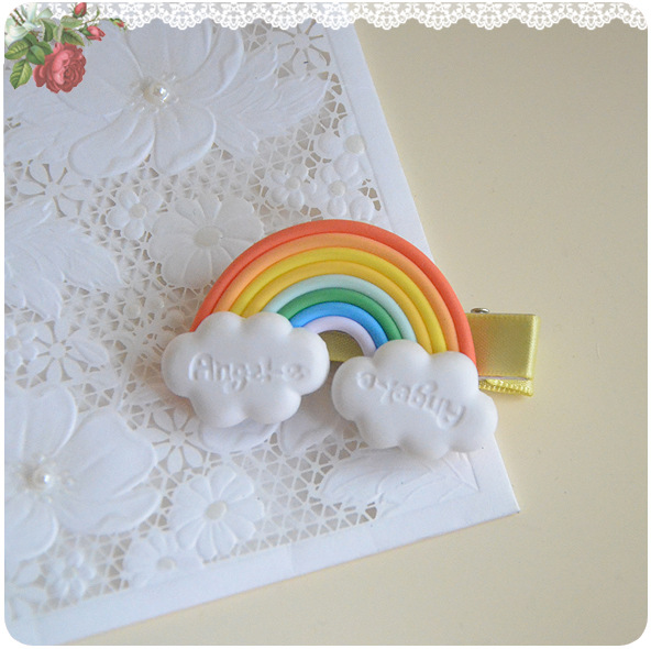 Colourful Rainbow Hair Clip