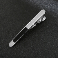 T4-1-010 Mens Metal Silver Gold Tie Clip