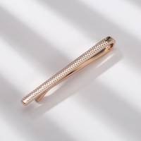 T9-7-003 Mens Metal Silver Gold Tie Clip