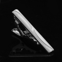 T5-2-001 Mens Metal Silver Gold Tie Clip