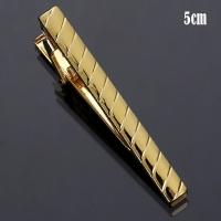 T6-7 Mens Metal Silver Gold Tie Clip