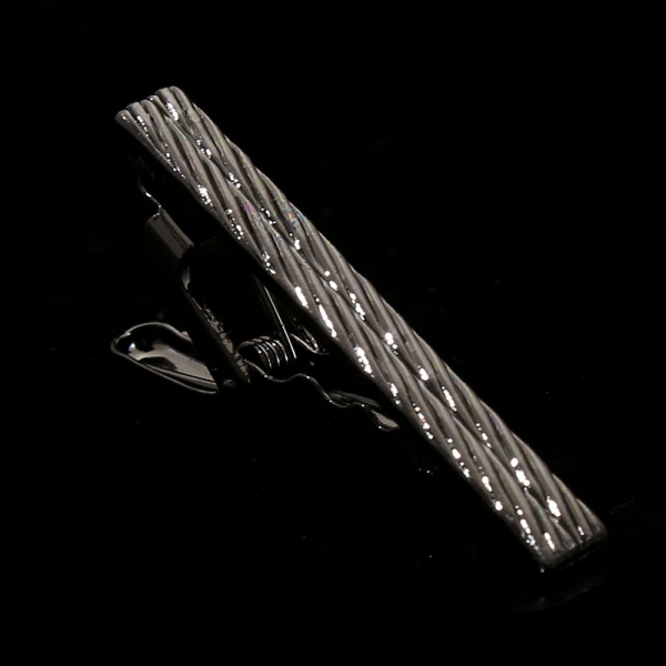 T5-2-005 Mens Metal Silver Gold Tie Clip
