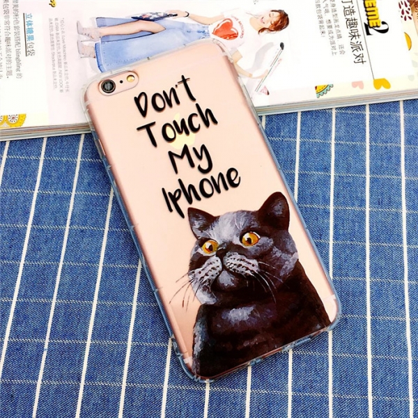 Black Cat Soft Case iPhone 5 5S Phone Case
