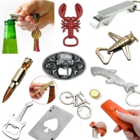Cool Bottle Openers for Beer and Novelty Bottle Openers for Wine With or Without Keyring / Key Chain