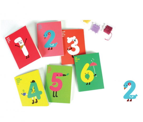 Cute 0 To 12 Numbers Mini Notebooks Kids Birthday Party Gift Bag Fillers Small Notepads Memo Pads