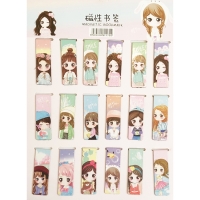 18pc Cute Adorable Girls Magnetic Bookmarks For Books Book Markers With Magnet