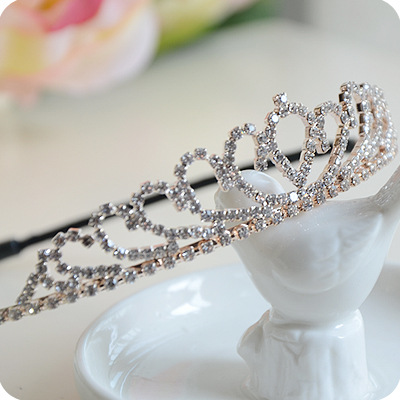 Bling Bling Diamante Princess Crown Headband