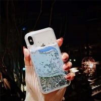 Glitter Liquid - Sealife D iPhone 6 Plus 6S Plus Phone Case