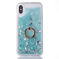 Floating Stars Green iPhone 10 iPhone X Phone Case