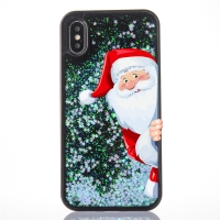 Xmas Santa Claus Black iPhone 6 Plus 6S Plus Phone Case