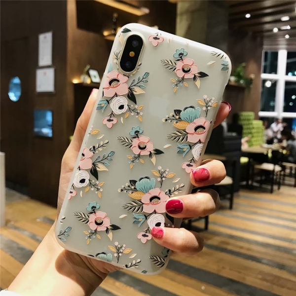 Flowers E iPhone 7 8 Soft Hard Phone Case Cover Clearance Offer