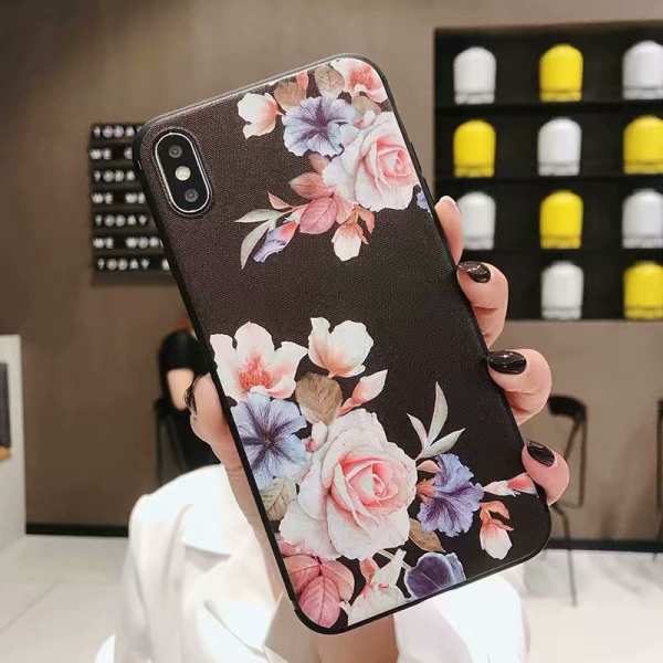 Elegant Flowers B iPhone XR Phone Case