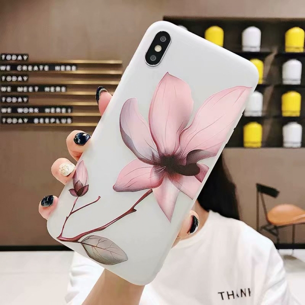 Elegant Flowers E iPhone XR Phone Case