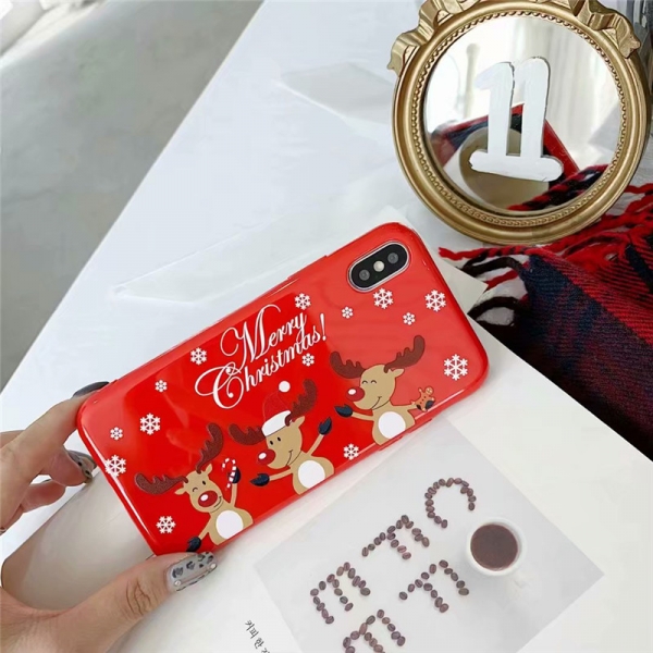 Xmas Reindeers iPhone 6 Plus 6S Plus Phone Case