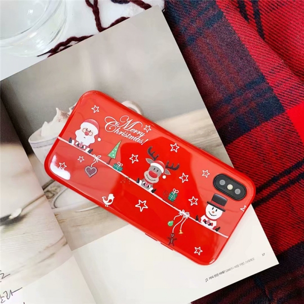 Merry Christmas Design 3 iPhone XS MAX Phone Case