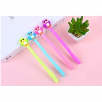 4-12pc Cute Owls Birds Ballpoint Gel Pens Funky Kids Party Gift Bag Fillers