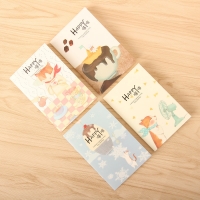 4pk Cute Kitten Cats Afternoon Tea Mini Notebooks Small Notepads Pocket Memo Pad