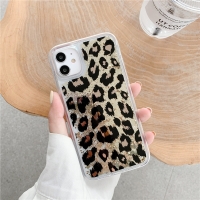 Glitter Liquid - Leopard Pattern C iPhone 11 Pro Max Phone Case