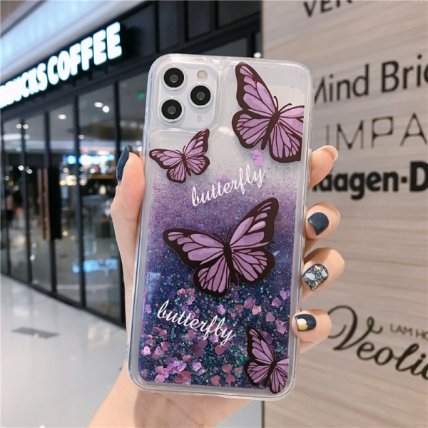 Glitter Liquid - Butterfly A iPhone 6 Plus 6S Plus Phone Case