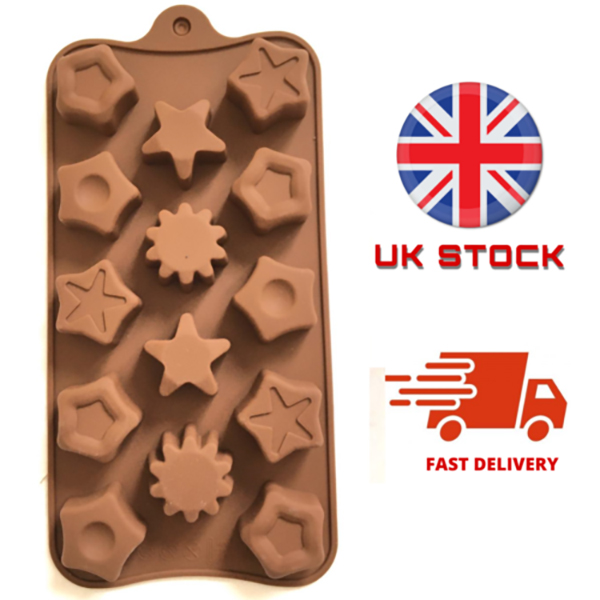 Builders Nuts Bolts DIY Lovers Silicone Mould Chocolate Fondant Jelly Ice Cube