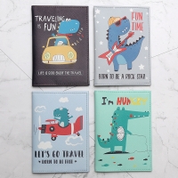 Fun Animals Dinosaur Crocodile Boy Kids Passport Cover Travel ID Holder Case