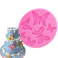 Butterfly Silicone Mould Fondant Cake Topper Mold Chocolate Candy Baking Decor