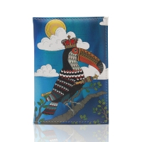 King Puffin Bird Passport Cover