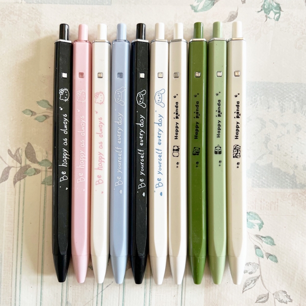 10pc Press Ballpoint Gel Pens Kids Party Gift Bag Fillers Christmas Stocking