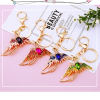 Phoenix Peacock Animals Crystal Diamante Rhinestone Bag Charms Handbag Keyrings