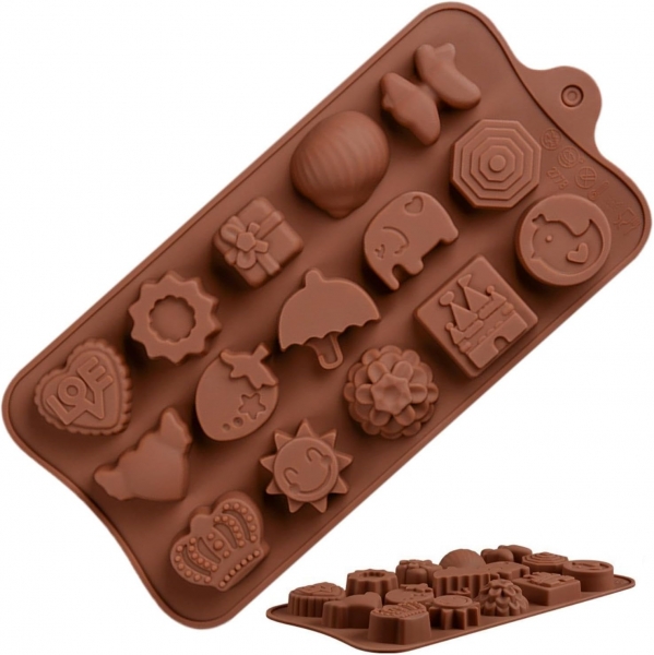 Cartoon Animals Baby Shower Silicone Mould Chocolate Fondant Jelly Ice Cube Mold